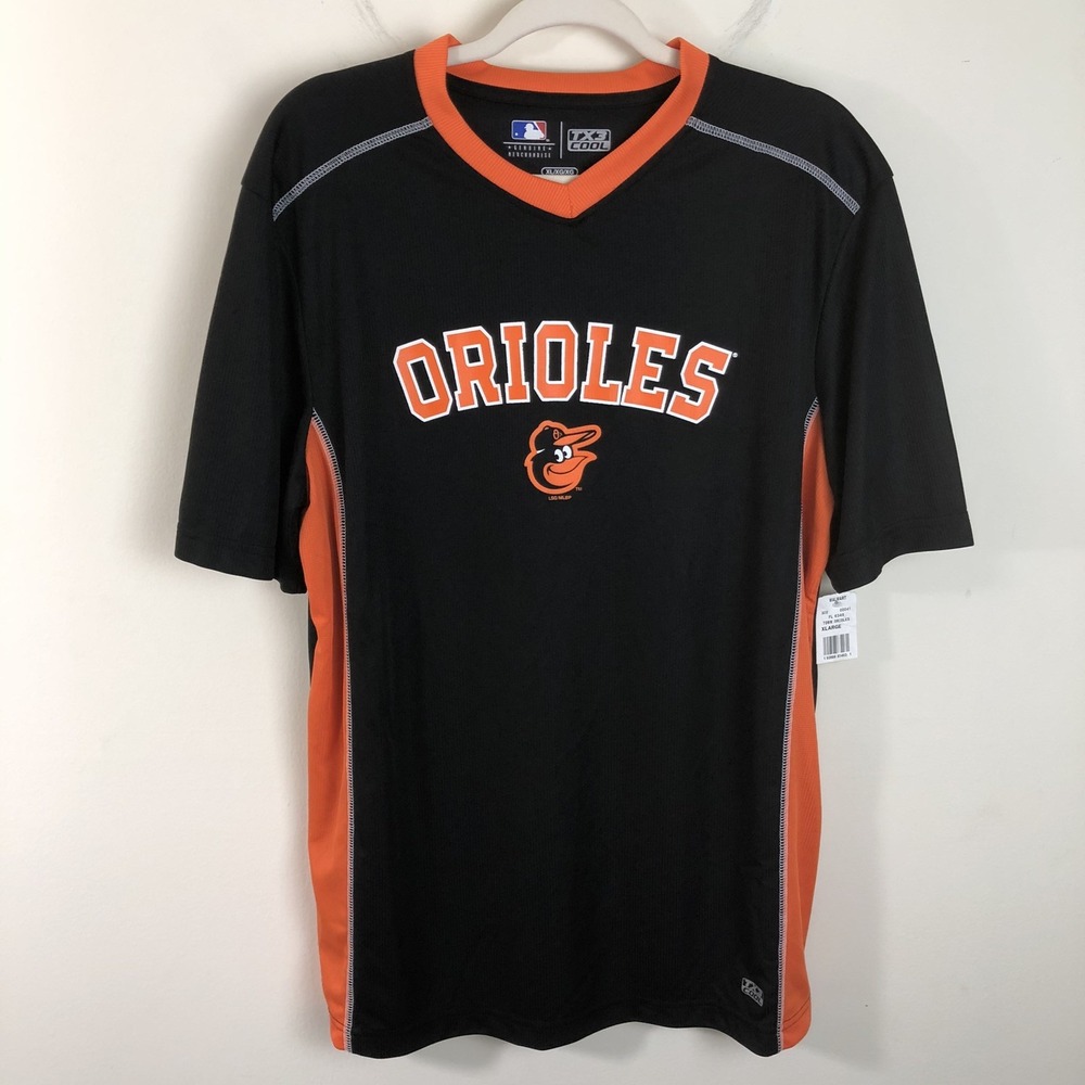 Baltimore Orioles MLB Genuine Merchandise TX3 Cool T-shirt Mens Sz XL Black